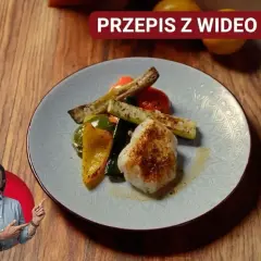 Pyszny obiad z air fryera: ryba z pieczonymi warzywami. Proste przepisy na zdrowy obiad.