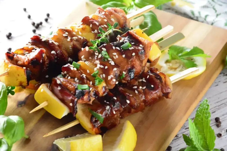 Yakitori z kurczaka - soczyste szaszłyki z grilla